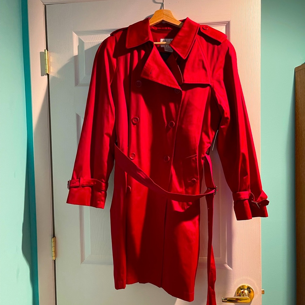 Worthington all weather red coat